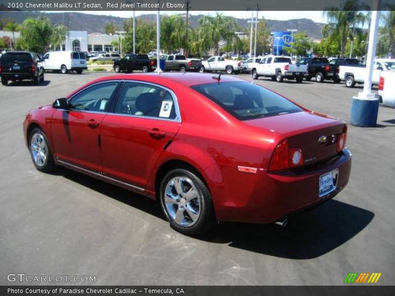 Red Jewel Tintcoat / Ebony 2010 Chevrolet Malibu LT Sedan