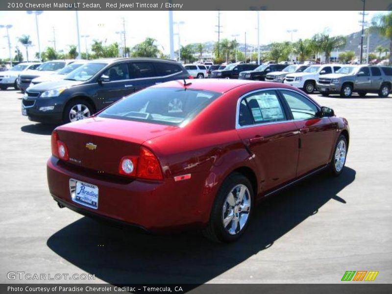 Red Jewel Tintcoat / Ebony 2010 Chevrolet Malibu LT Sedan