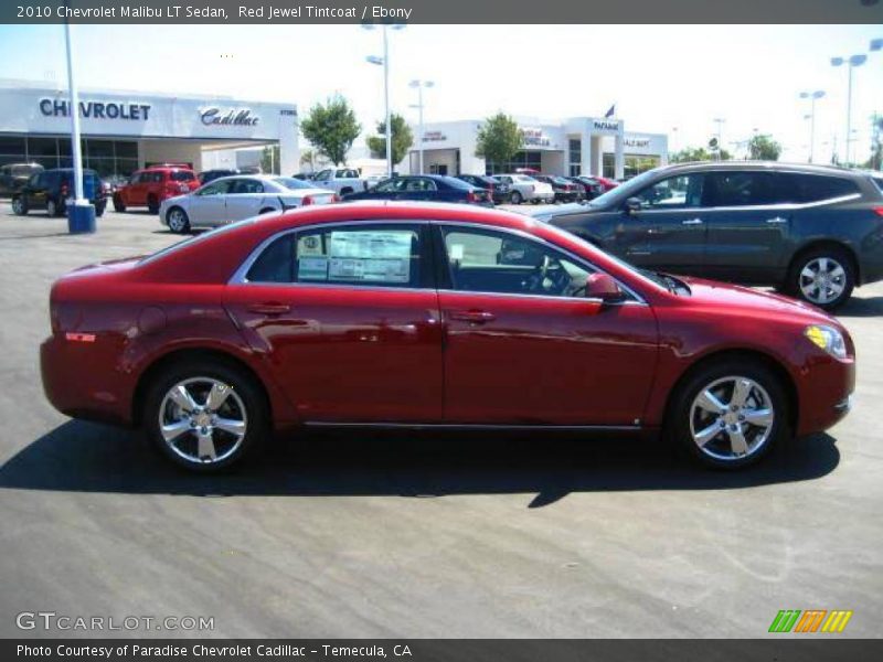 Red Jewel Tintcoat / Ebony 2010 Chevrolet Malibu LT Sedan