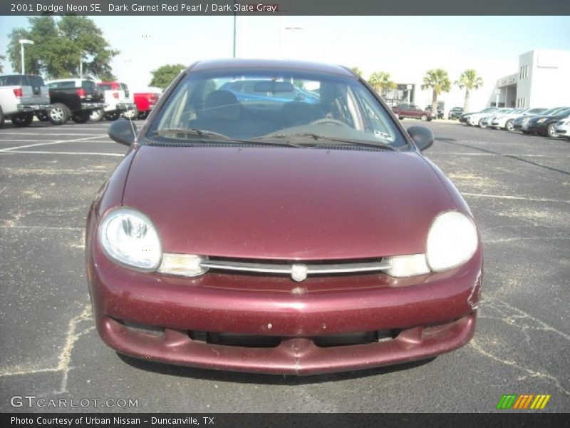 Dark Garnet Red Pearl / Dark Slate Gray 2001 Dodge Neon SE