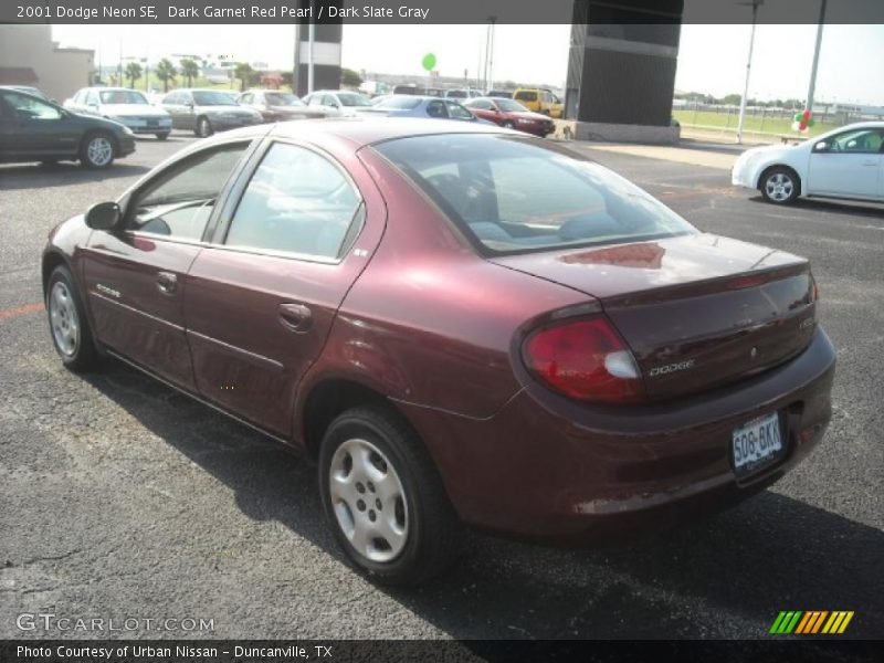 Dark Garnet Red Pearl / Dark Slate Gray 2001 Dodge Neon SE