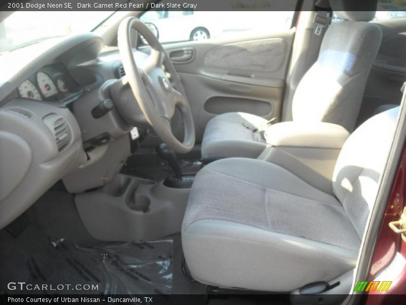 Dark Garnet Red Pearl / Dark Slate Gray 2001 Dodge Neon SE