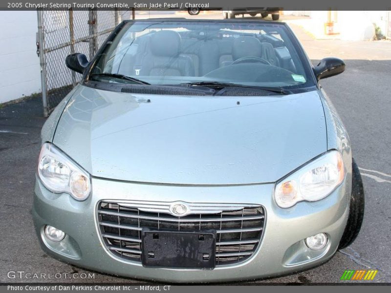 Satin Jade Pearl / Charcoal 2005 Chrysler Sebring Touring Convertible