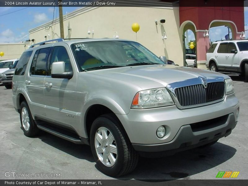 Silver Birch Metallic / Dove Grey 2004 Lincoln Aviator Luxury