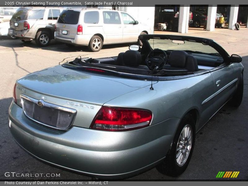 Satin Jade Pearl / Charcoal 2005 Chrysler Sebring Touring Convertible