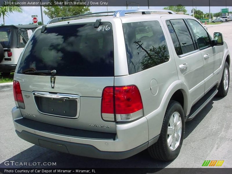 Silver Birch Metallic / Dove Grey 2004 Lincoln Aviator Luxury