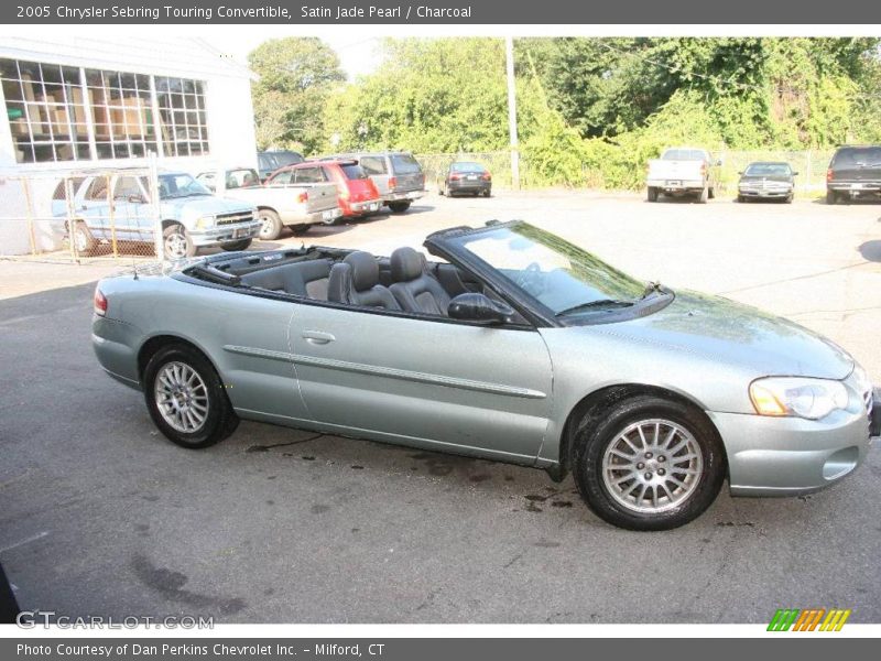 Satin Jade Pearl / Charcoal 2005 Chrysler Sebring Touring Convertible
