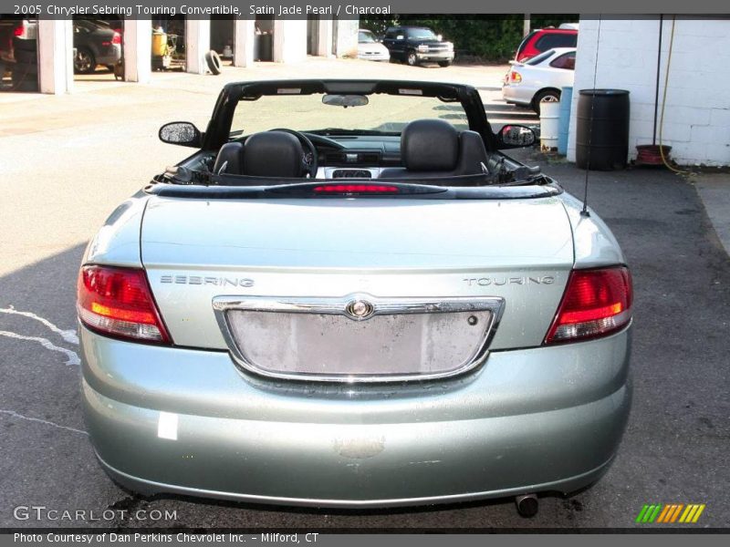 Satin Jade Pearl / Charcoal 2005 Chrysler Sebring Touring Convertible
