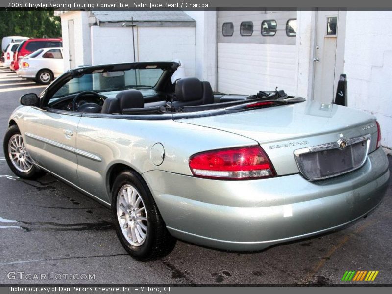 Satin Jade Pearl / Charcoal 2005 Chrysler Sebring Touring Convertible