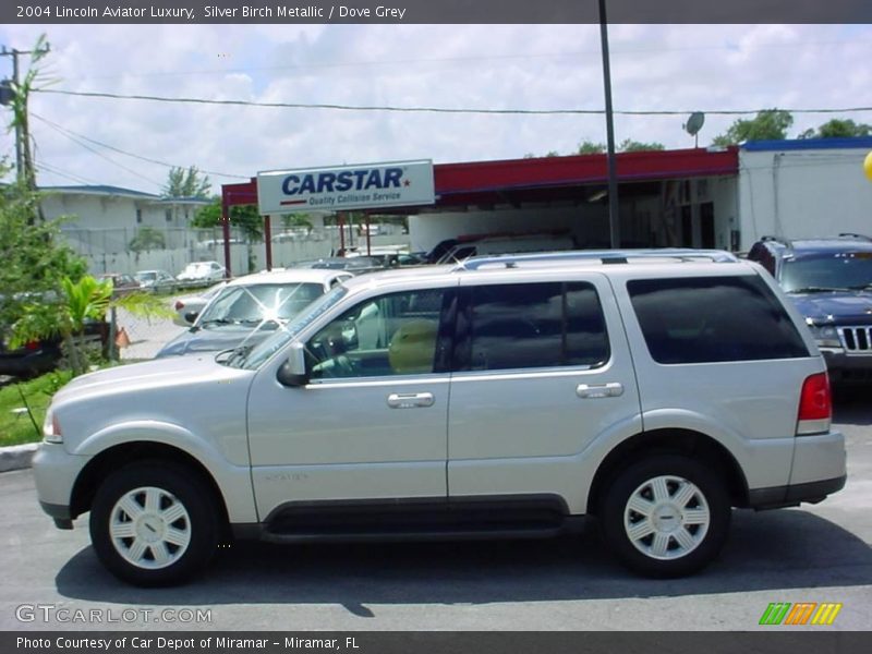 Silver Birch Metallic / Dove Grey 2004 Lincoln Aviator Luxury