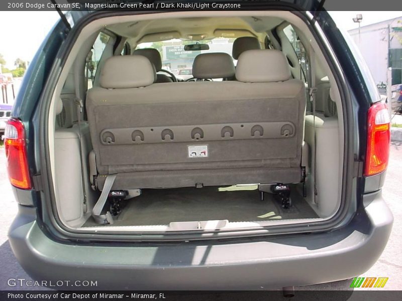 Magnesium Green Pearl / Dark Khaki/Light Graystone 2006 Dodge Caravan SE