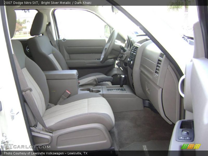 Bright Silver Metallic / Dark Khaki 2007 Dodge Nitro SXT
