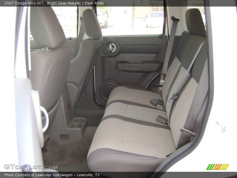 Bright Silver Metallic / Dark Khaki 2007 Dodge Nitro SXT