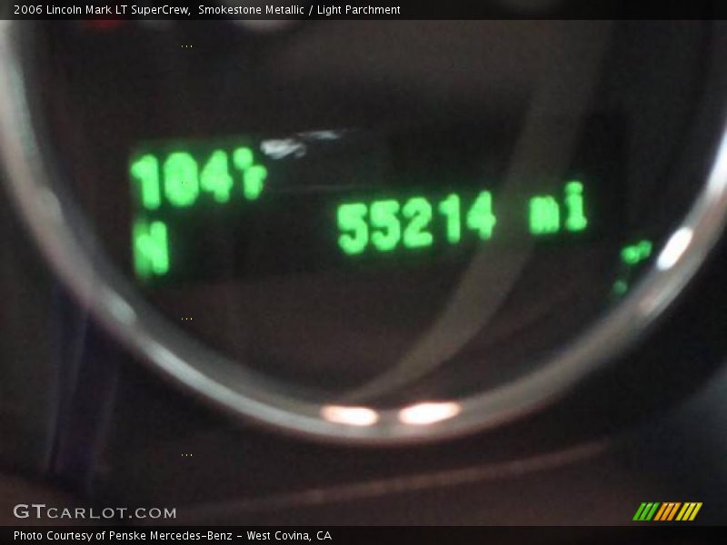 Smokestone Metallic / Light Parchment 2006 Lincoln Mark LT SuperCrew