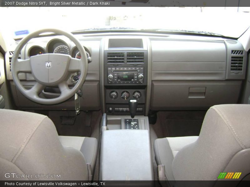 Bright Silver Metallic / Dark Khaki 2007 Dodge Nitro SXT