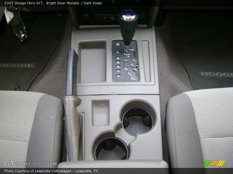 Bright Silver Metallic / Dark Khaki 2007 Dodge Nitro SXT