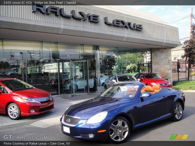 Indigo Ink Blue Pearl / Saddle 2005 Lexus SC 430