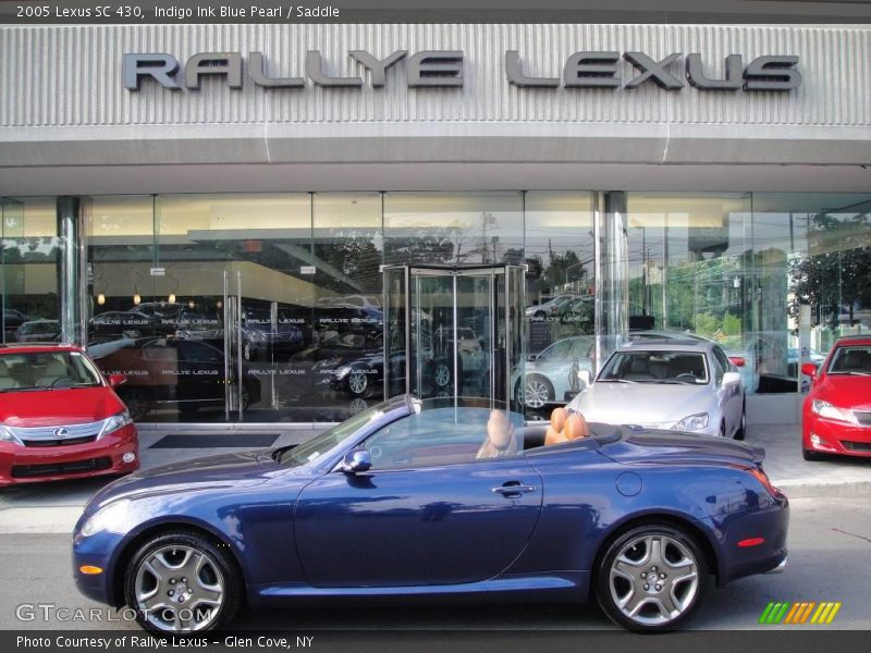 Indigo Ink Blue Pearl / Saddle 2005 Lexus SC 430