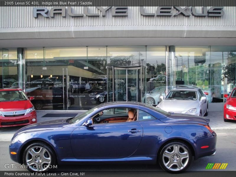 Indigo Ink Blue Pearl / Saddle 2005 Lexus SC 430