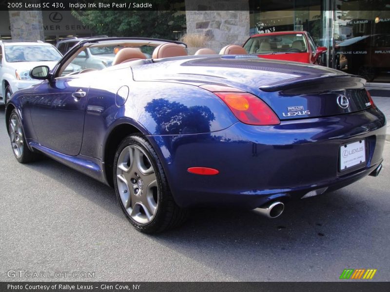 Indigo Ink Blue Pearl / Saddle 2005 Lexus SC 430