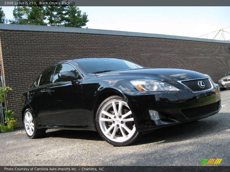 Black Onyx / Black 2006 Lexus IS 250