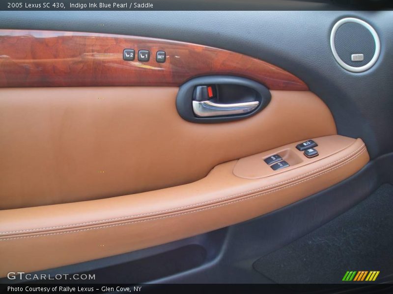 Indigo Ink Blue Pearl / Saddle 2005 Lexus SC 430