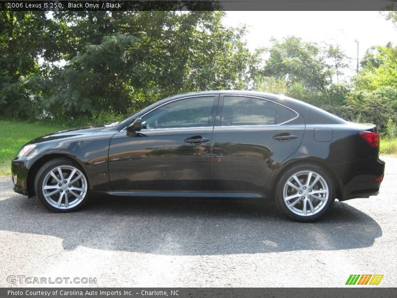 Black Onyx / Black 2006 Lexus IS 250