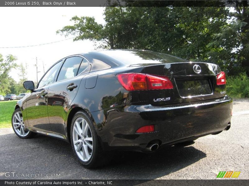 Black Onyx / Black 2006 Lexus IS 250