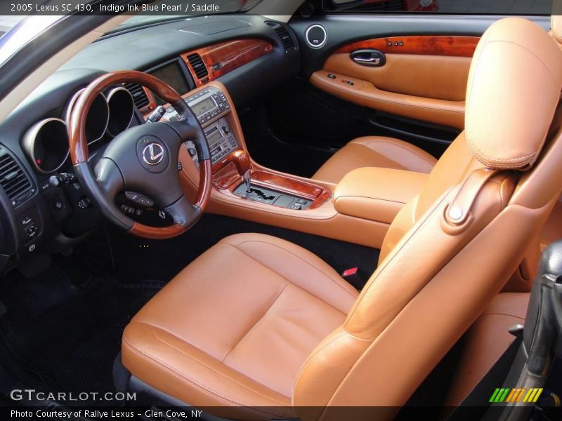 Indigo Ink Blue Pearl / Saddle 2005 Lexus SC 430