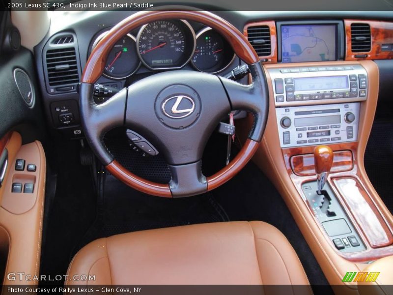 Indigo Ink Blue Pearl / Saddle 2005 Lexus SC 430