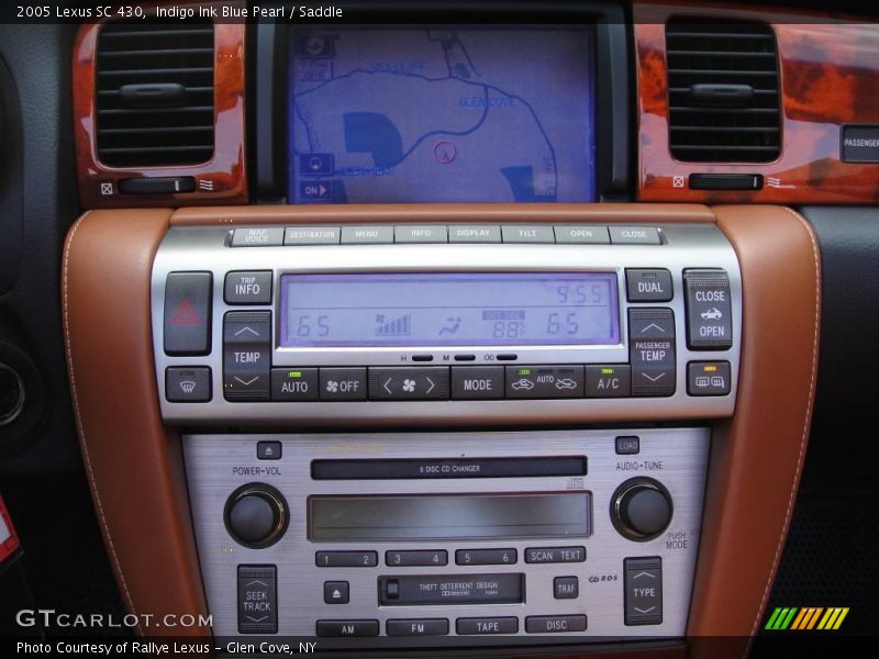 Indigo Ink Blue Pearl / Saddle 2005 Lexus SC 430