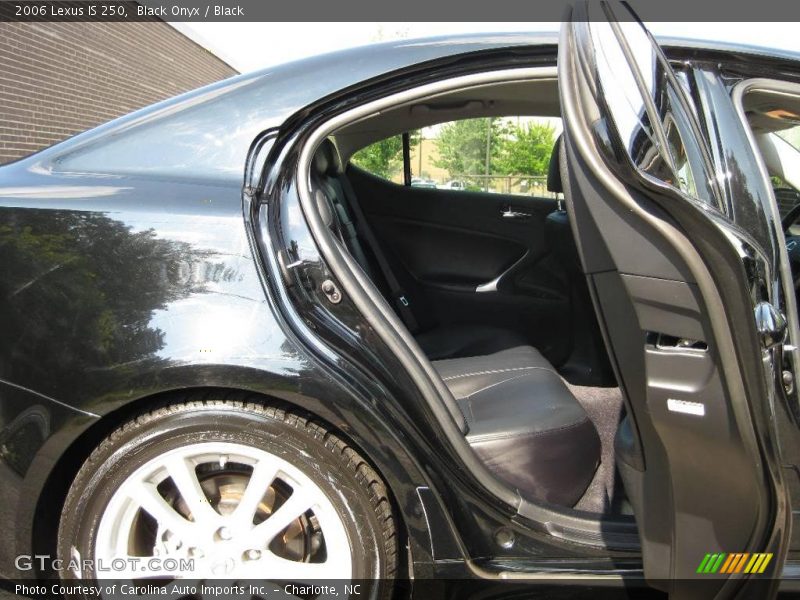 Black Onyx / Black 2006 Lexus IS 250