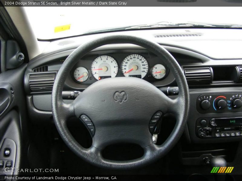 Bright Silver Metallic / Dark Slate Gray 2004 Dodge Stratus SE Sedan