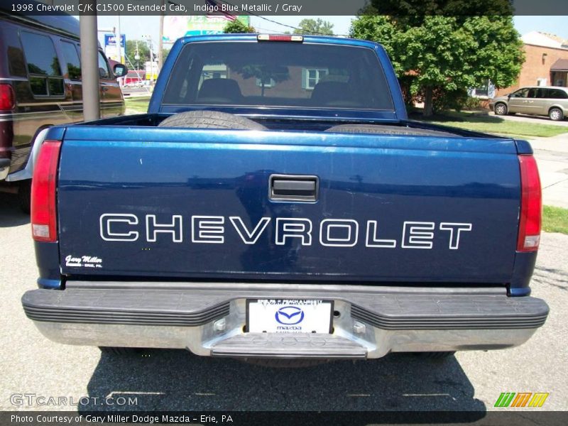 Indigo Blue Metallic / Gray 1998 Chevrolet C/K C1500 Extended Cab