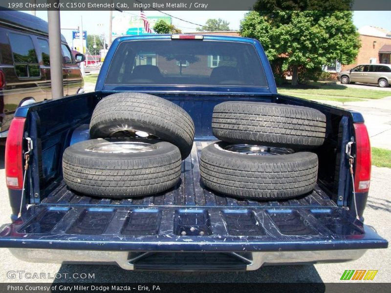 Indigo Blue Metallic / Gray 1998 Chevrolet C/K C1500 Extended Cab