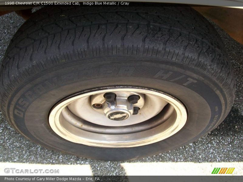 Indigo Blue Metallic / Gray 1998 Chevrolet C/K C1500 Extended Cab