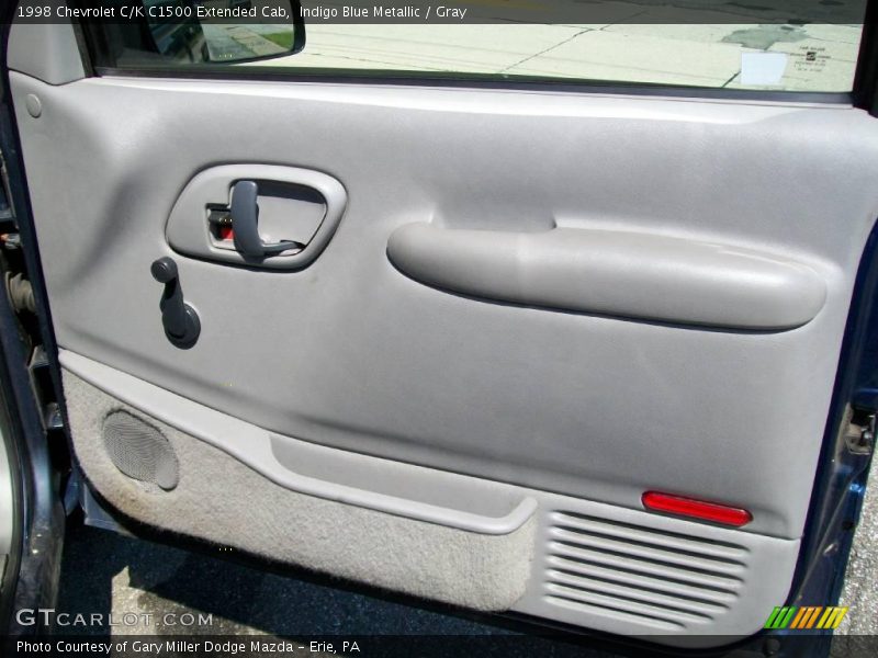 Indigo Blue Metallic / Gray 1998 Chevrolet C/K C1500 Extended Cab