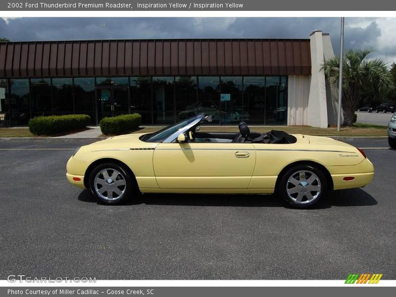 Inspiration Yellow / Inspiration Yellow 2002 Ford Thunderbird Premium Roadster