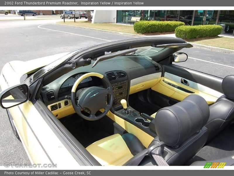 Inspiration Yellow / Inspiration Yellow 2002 Ford Thunderbird Premium Roadster
