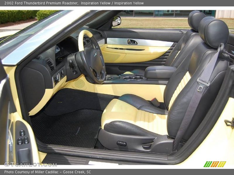 Inspiration Yellow / Inspiration Yellow 2002 Ford Thunderbird Premium Roadster