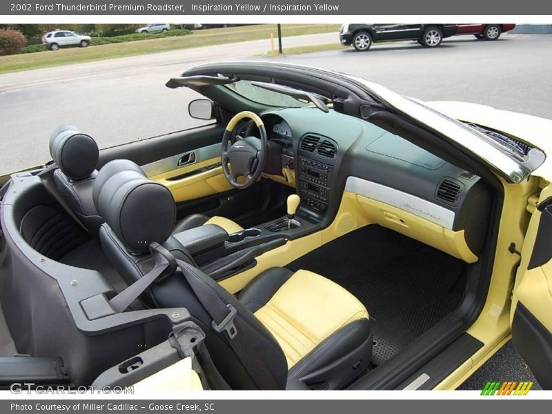 Inspiration Yellow / Inspiration Yellow 2002 Ford Thunderbird Premium Roadster