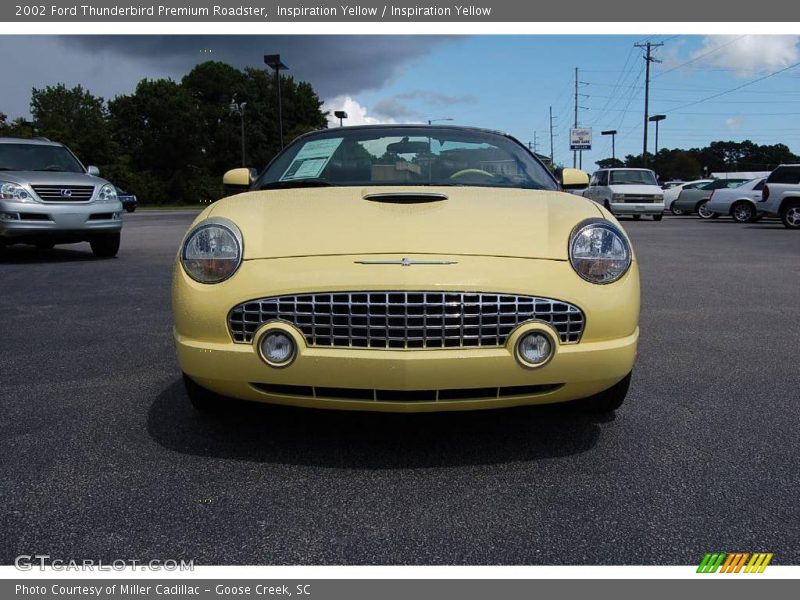 Inspiration Yellow / Inspiration Yellow 2002 Ford Thunderbird Premium Roadster