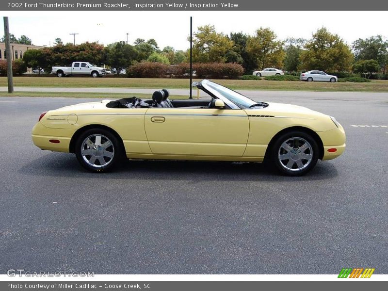 Inspiration Yellow / Inspiration Yellow 2002 Ford Thunderbird Premium Roadster