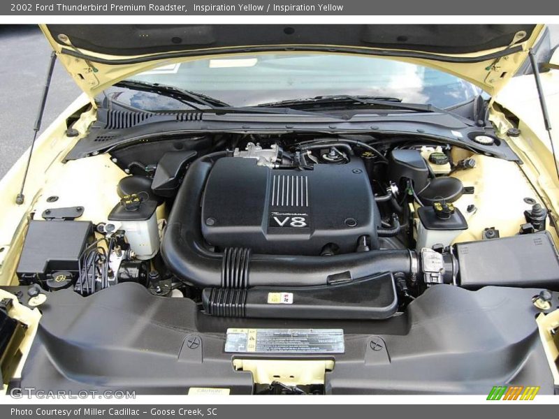 Inspiration Yellow / Inspiration Yellow 2002 Ford Thunderbird Premium Roadster