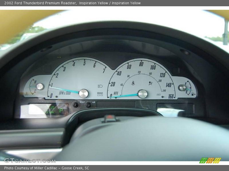 Inspiration Yellow / Inspiration Yellow 2002 Ford Thunderbird Premium Roadster