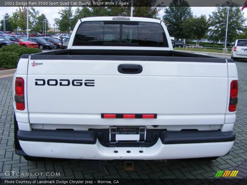 Bright White / Agate 2001 Dodge Ram 3500 Sport Quad Cab Dually