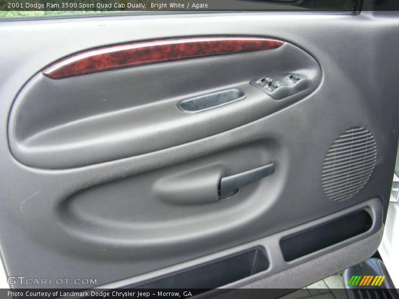 Bright White / Agate 2001 Dodge Ram 3500 Sport Quad Cab Dually