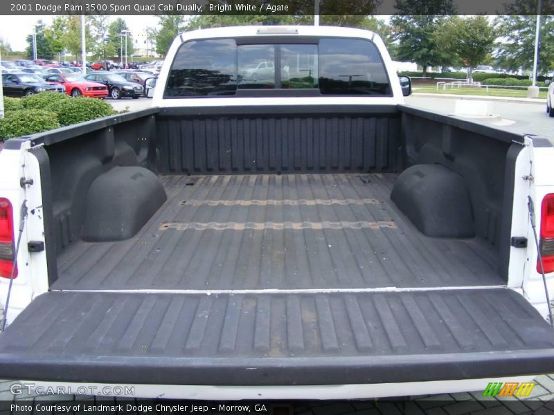 Bright White / Agate 2001 Dodge Ram 3500 Sport Quad Cab Dually