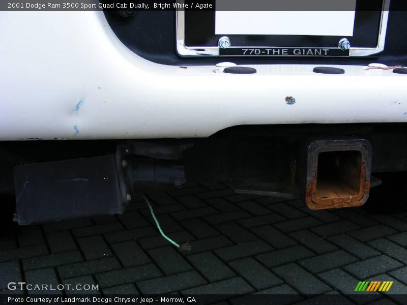 Bright White / Agate 2001 Dodge Ram 3500 Sport Quad Cab Dually