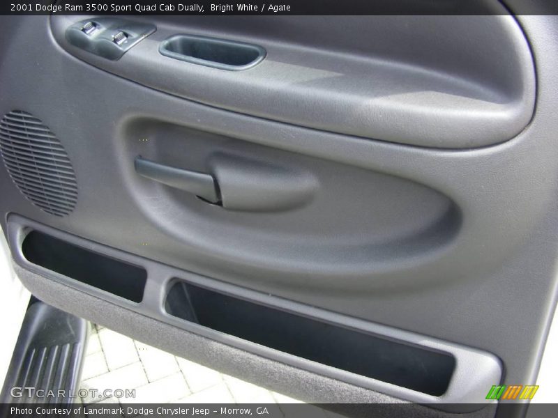 Bright White / Agate 2001 Dodge Ram 3500 Sport Quad Cab Dually